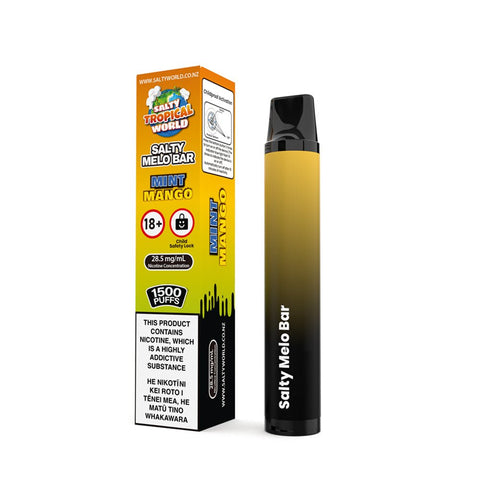 Mint Mango - Salty MELO Bar Disposable Vape 28.5mg/ml | Shosha Vape NZ