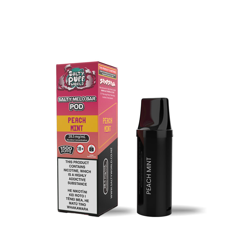 Peach Mint -Salty MELO Bar Replacement Pod 28.5mg/ml