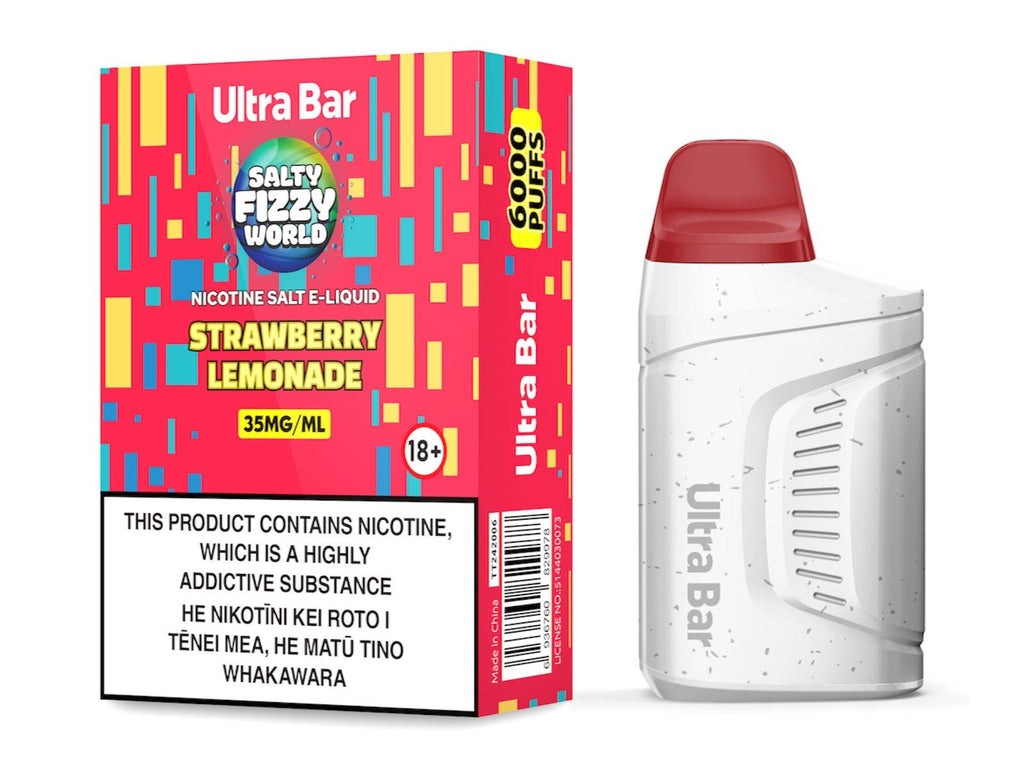 Ultra Bar Strawberry Lemonade Disposable Vape | Lawless NZ